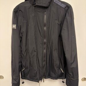 Superdry Men's Black Windbreaker Jacket
